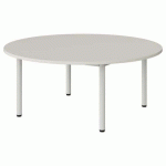 TABLE MALIBU Ø 120 T1 4P STRA ABS BLC SEL W911/BLC 9016