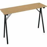 TABLE PLIANTE STAGE 200 X 40 CM CHÊNE PIED NOIR