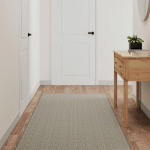 VIDAXL - TAPIS DE COULOIR ASPECT SISAL TAUPE 80X300 CM