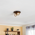 ARCCHIO SPOT BRINJA, NOIR, ROND, Ø 7 CM, À 2 LAMPES, GU10