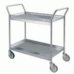 CHARIOT A 2 PLATEAUX INOX FORCE 300KG - FIMM