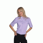 CHEMISE UNISEXE DUBLINO MANCHES COURTES LILAS