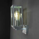 ECO-LIGHT APPLIQUE D’EXTÉRIEUR KARO, DEBOUT CAPTEUR ZINC
