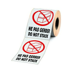 ETIQUETTE ADHÉSIVE PRÉ-IMPRIMÉE 