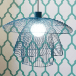 FORESTIER PAPILLON S SUSPENSION 56 CM BLEUE-GRISE
