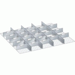 MATÉRIEL DE SUBDIVISION POUR TIROIRS 765X612X150MM - LISTA