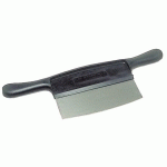 MATFER - RACLOIR GRATTE-ETAL INOX, À 2 MAINS INOX, MANCHE EN PLASTIQUE 170 MM - 100135