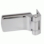 PAIRE DE PAUMELLE MULTI-FEUILLURE POUR FEUILLURE LAGUNE CHROMÉ MAT - STREMLER - 4203.31.0 X 2