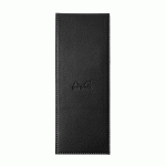 RHODIA EPURE PORTE-BLOC AVEC PORTE-CRAYON + BLOC N°8 PETITS CARREAUX 5X5 - NOIR - LOT DE 3