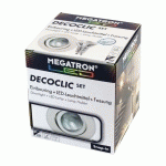 MEGATRON SPOT ENCASTRÉ LED DECOCLIC LOT GU10 4,5 W, BLANC