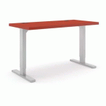 BUREAU PREMIUM RÉGLABLE ELEMENTS SOLID 1380 - ROUGE - ARGENT - ACTIFORCE