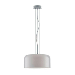 FAN EUROPE - LUCEAMBIENTEDESIGN - LUMINAIRE SUSPENDU À DÔME BRILLANT, BLANC, E27