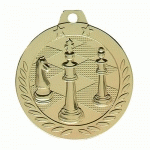 MÉDAILLE ÉCHECS OR - 40MM