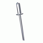 RIVETS INOX À TÊTE PLATE - DIAMÈTRE 4 MM - LONGUEUR 10 MM - 1000 PIÈCES - RIVQUICK 331 BOLLHOFF