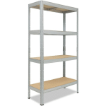 SHELFPLAZA - PRO 155X110X45 CM ÉTAGÈRE CHARGE LOURDE GALVANISÉ / ETAGERE METAL 4 PLATEAUX / CAPACITÉ D' ÉTAGERE MÉTALLIQUE 200KG / MEUBLE ETAGERE