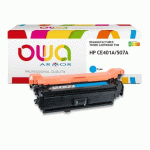 TONER REMANUFACTURÉ OWA - STANDARD - CYAN - POUR HP CE401A