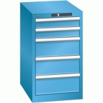 ARMOIRE BLEU CLAIR 411X572X700 AVEC 5 TIR. 75KG _ 78.420.010 - LISTA