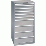 ARMOIRE GRIS PIGEON 717X725X1450 AVEC 10 TIR. 200KG - LISTA
