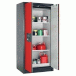 ARMOIRE SÉCURITÉ Q-PEGASUS-90 Q90.195.090.WDAC GRIS/ROUGE - ASECOS