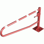 BARRIÈRE PIVOTANTE CHEVILLER SERRURE PROFILÉ-2000MM - SCHAKE
