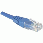 CORDON RJ45 CATÉGORIE 6 U/UTP BLEU - 10 M