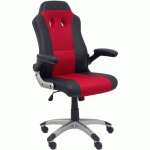 FAUTEUIL DE GAMING TALAVE EN SIMILICUIR - NOIR/ROUGE - FOROL