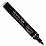 MARQUEUR INDÉLÉBILE N50 PENTEL POINTE MOYENNE CONIQUE NOIR