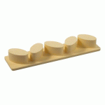 MULTIMOULE DÉMOULEUR POLYSTYRÈNE 5 MOULES OVALES 8.3X4.7 CM