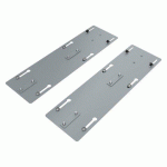 PLATINE COULISSANTE X 1 POUR PIED INTERMÉDIAIRE ECLA PÔLE DE 4 BUREAUX - FINITION ALUMINIUM