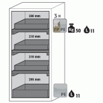 ARMOIRE SÉCURITÉ S-PEGASUS-90 S90.129.060.WDAC GRIS CLAIR - ASECOS