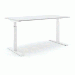 BUREAU RÉGLABLE STEELFORCE PRO 370 SLS 200CM - BLANC GRIS - ACTIFORCE