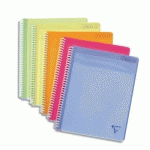 CAHIER CLAIREFONTAINE MEETING BOOK - RELIURE SPIRALES - A4+ - 160 PAGES - LIGNE - COLORIS ASSORTIS
