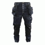 PANTALON DE TRAVAIL X1900 ARTISAN CORDURA® DENIM STRETCH TAILLE 50C - BLAKLADER