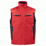 PROJOB 5704 BODYWARMER MULTIPOCHES PRIO MATELASSE ROUGE - TAILLE XL