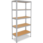 SHELFPLAZA - HOME 200X30X23CM ÉTAGÈRE CHARGE LOURDE GALVANISÉ / ETAGERE METALLIQUE 5 NIVEAUX / 175KG CAPACITÉ CHARGE / ETAGERE EN METAL, ÉTAGÈRES DE