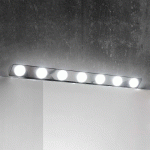 EBIR APPLIQUE POUR MIROIR LED HOLLYWOOD, 85 CM 7 LAMPES