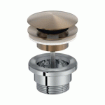 BONDE DE LAVABO CLIC-CLAC - DIAMÈTRE 64 MM - BRONZE JACOB DELAFON