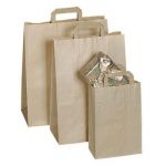 CARTON DE 200 SACS KRAFT BRUN 32X45X16 CM - 70 G/M2