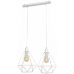 HELAM LIGHTING - HELAM KARO PLAFONNIER BARRE DROITE BLANC 50CM