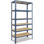 SHELFPLAZA - HOME 230X90X30CM ÉTAGÈRE CHARGE LOURDE BLEU / ETAGERE METALLIQUE 6 NIVEAUX / 145KG CAPACITÉ CHARGE / ETAGERE EN METAL, ÉTAGÈRES DE