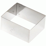 LOT DE 2 - NONNETTE INOX RECTANGULAIRE 12X4X4 CM