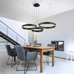 PAUL NEUHAUS SCULLI SUSPENSION LED, NOIRE