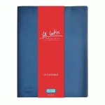 LOT DE 2 - PROTÈGE-DOCUMENTS OPAQUES A4 20 POCHETTES LE LUTIN CLASSIQUE BLEU