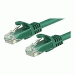 STARTECH.COM 1.5M CAT6 ETHERNET CABLE, 10 GIGABIT SNAGLESS RJ45 650MHZ 100W POE PATCH CORD, CAT 6 10GBE UTP NETWORK CABLE W/STRAIN RELIEF, GREEN, FLUKE TESTED/WIRING IS UL CERTIFIED/TIA - CATEGORY 6 - 24AWG (N6PATC150CMGN) - CORDON DE RACCORDEMENT - 1.5 M
