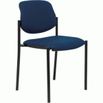 CHAISE VILLALGORDO EN SIMILICUIR - BLEU MARINE - PIQUERAS Y CRESPO