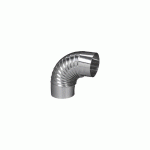 COUDE ÉQUERRE 90° PLISSÉ ALUMINIUM D111MM - TOLERIE GENERALE - 392111