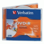 DVD-R-16X- LOT DE 10 47 GO - VERBATIM