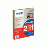 EPSON PREMIUM GLOSSY PHOTO PAPER - A4 - 2X 15 FEUILLES