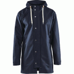 MANTEAU DE PLUIE NIVEAU 2 MARINE FONCÉ TAILLE S - MANUTAN COLLECTIVITÉS