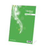PRÉSENTOIR DE DOCUMENTS A4 INCLINÉ RAJA, TRANSPARENT, LOT DE 3